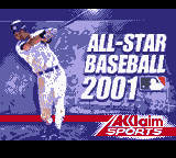 All-Star Baseball 2001 Title Screen